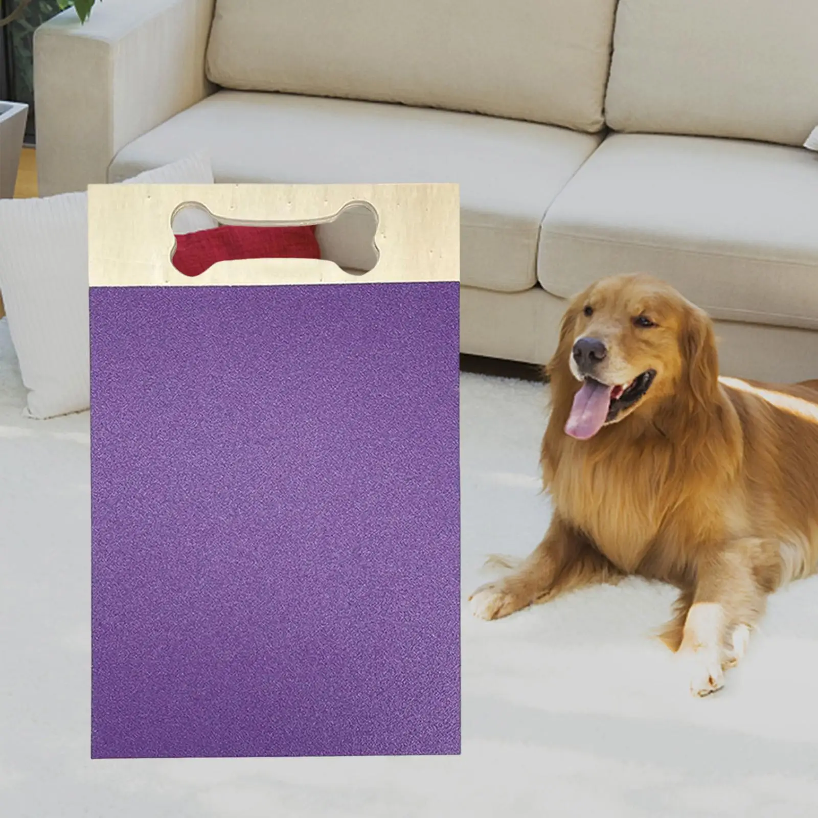 

Доска для царапин для собачьих ногтей, утолщенный уход за ногтями с ручкой, износостойкая полировка