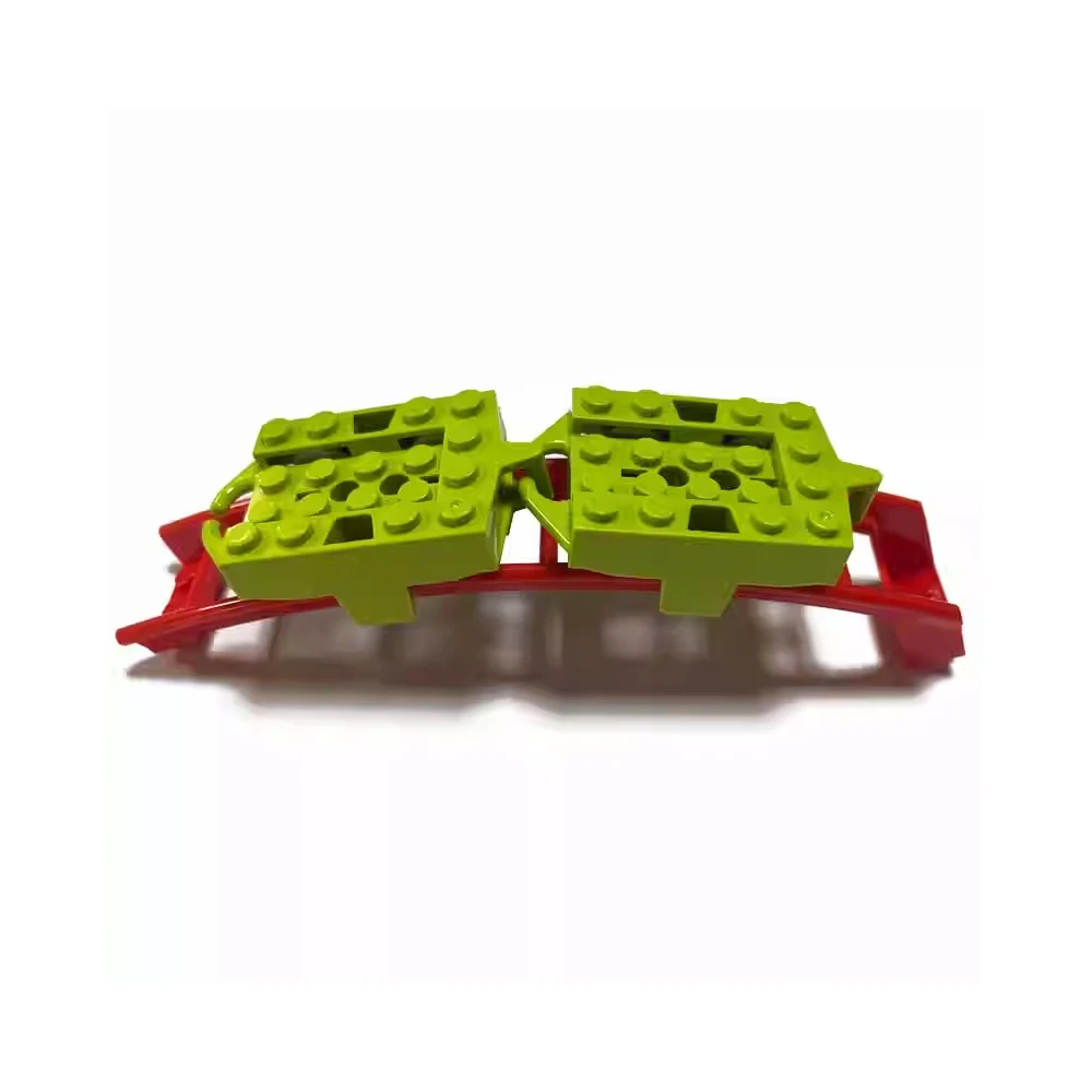 10PCS Technical Coaster Tracks Rail Train Railway Compatible With Legoeds Building Blocks 26022 25059 25061 34738 26559 26060