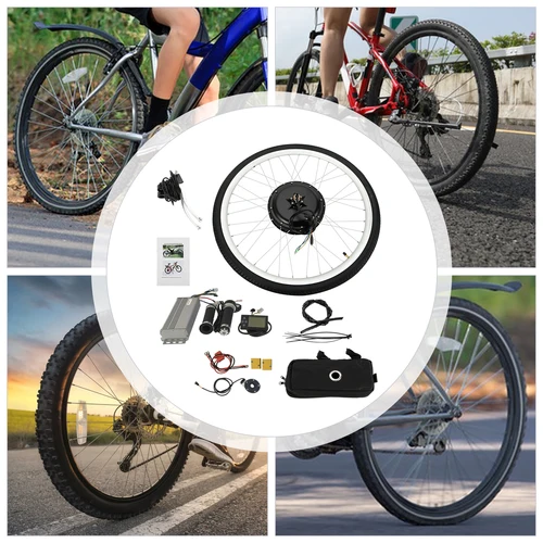 28 pouces 48 V 1000 W Kit de Conversion de vélo électrique Ebike Kit de Conversion de roue arrière moteur Kit de Conversion de vélo électrique