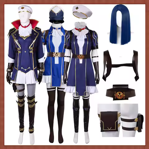 Arcane Cosplay Caitlyn Leg Bag Halloween Carnival Game LoL Costume Accessories Party Decoration Props