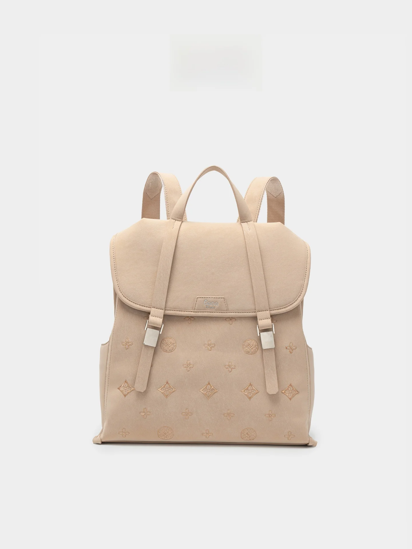 sanken-刺繍入り小型デュアルショルダーバッグ女性用ニッチデザインバックパック-2026-新しい旅行通勤軽量バックパック