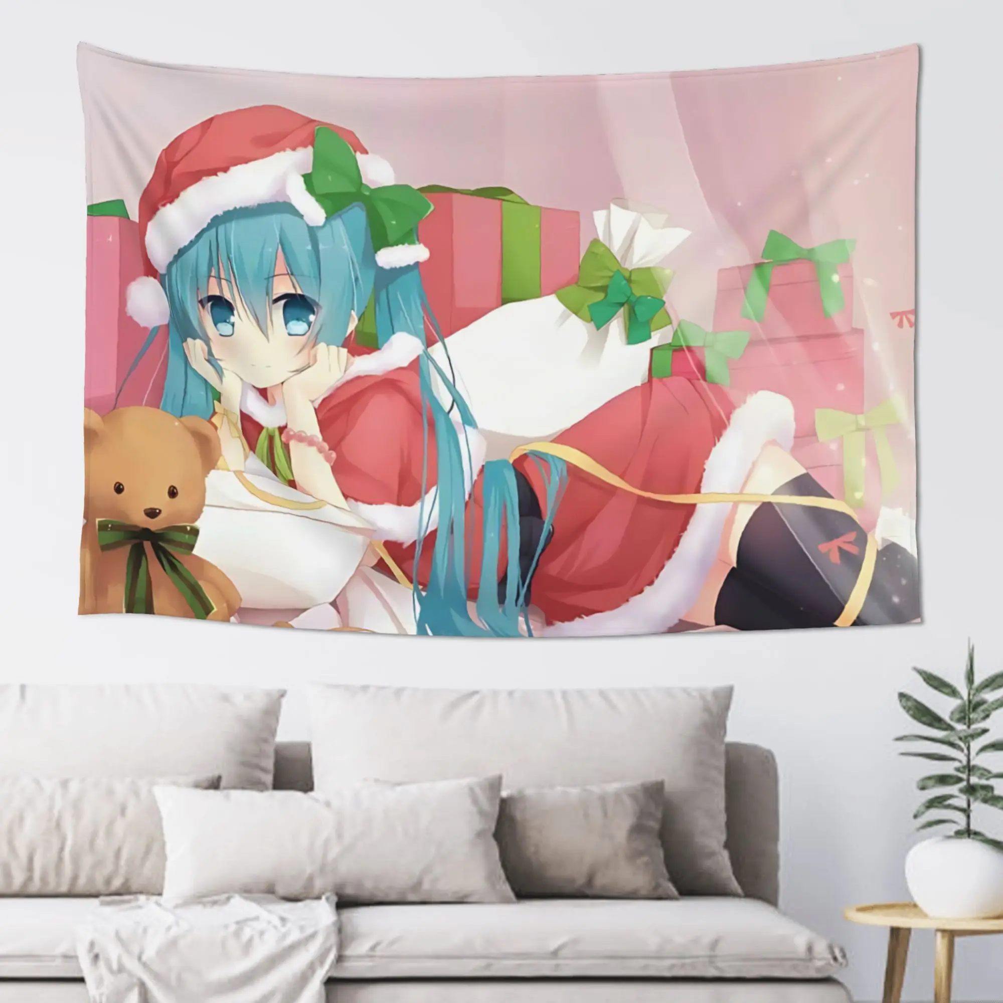 seu-presente-de-natal--tapecaria-cutecore-hatsune-miku-decoracao-de-quarto-tapecaria-para-decoracao-de-casa-acessorios-de-decoracao-decoracao-de-quarto-fofa