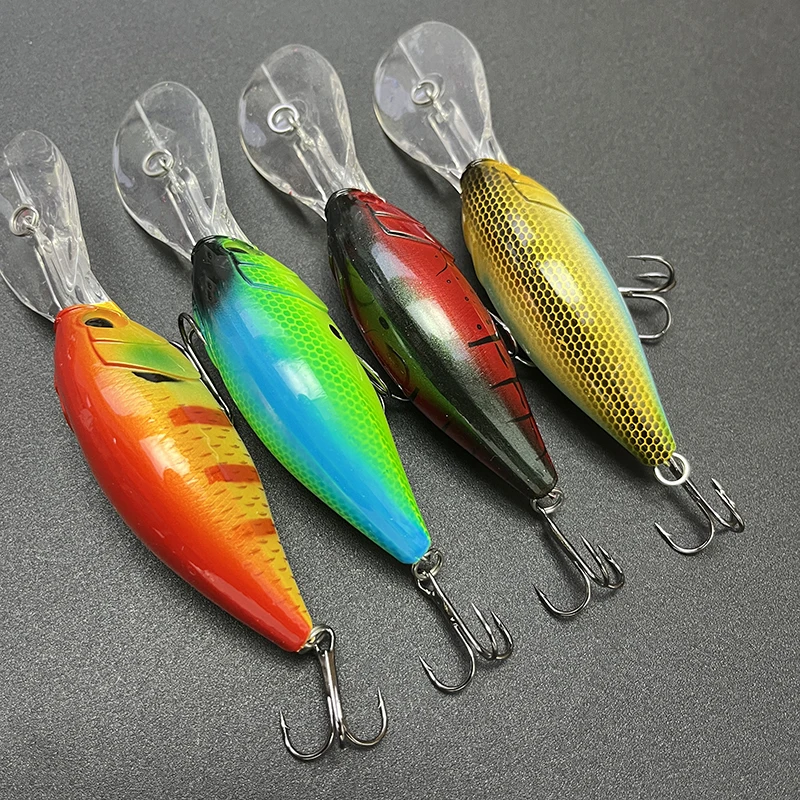 Señuelos Wobblers Flotantes para Lubina Agua Dulce