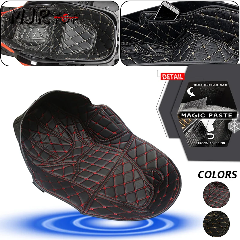 

Motorcycle Accessories PU Leather Storage Box Cargo Rear Trunk Cargo Liner Protector For HONDA PCX125 PCX150 ADV150 pcx125/150