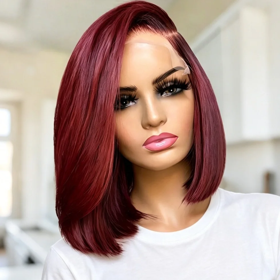 parrucca-bob-liscia-bordeaux-13x4-con-pizzo-frontale-in-capelli-umani-per-donna-densita-200-pre-piumata-con-attaccatura-naturale