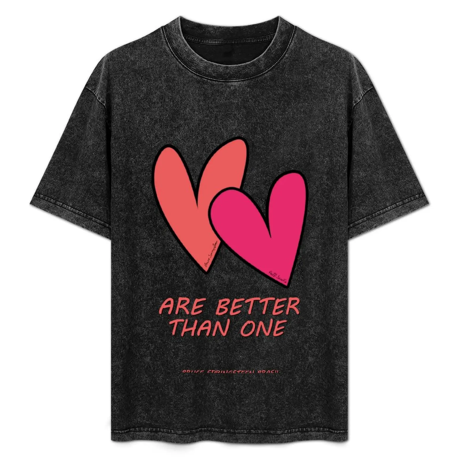 

TWO HEARTS T-Shirt Work Style Casual T-Shirt