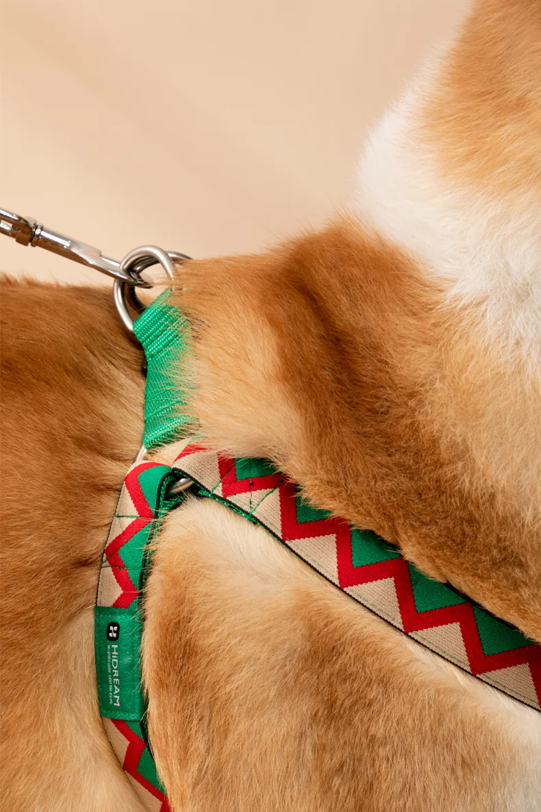 犬用の調節可能なナイロンハーネス,安全で柔らかく快適なベスト,小型犬,滑り止め