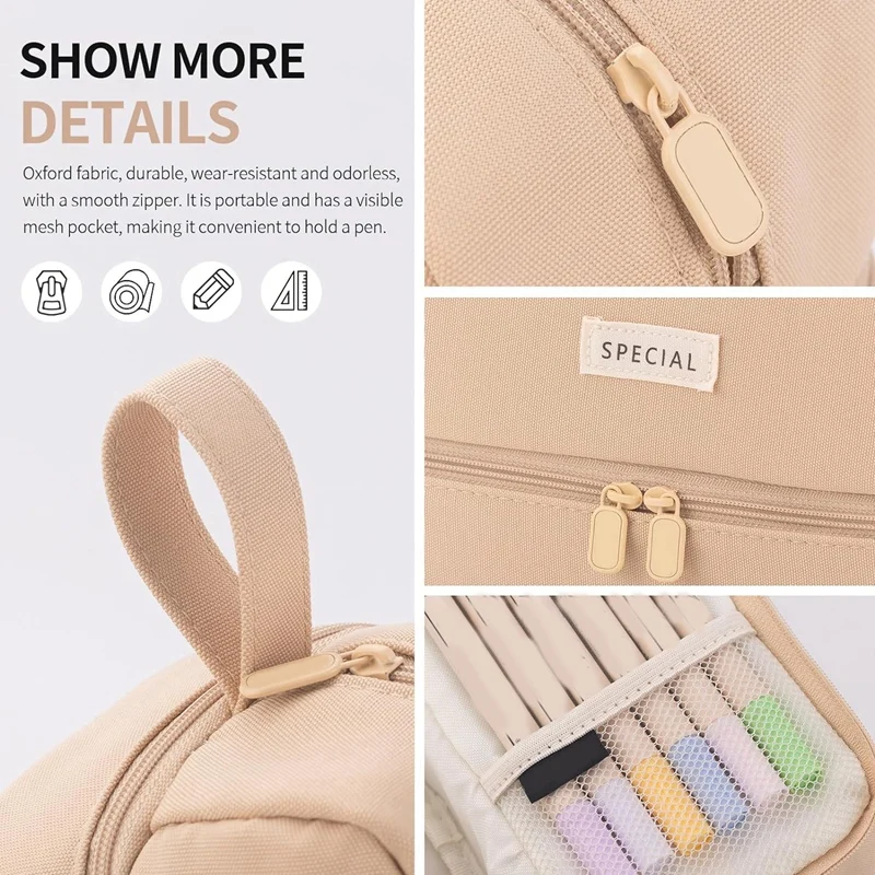 مقلمة ذات سعة كبيرة مع مقصورتين للفتيات والأولاد في سن المراهقة وطلاب المدارس والكبار والقهوة