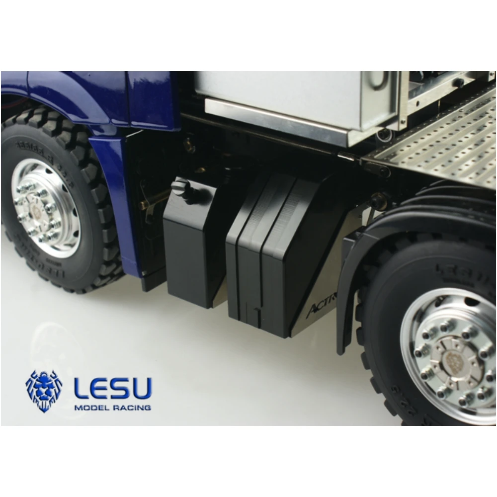 Metalen Watertank Simulatie G-6039-A Aluminium Voor 1/14 Tamiya RC Benz 3363 1851 Afstandsbediening Trailer Tractor Speelgoed