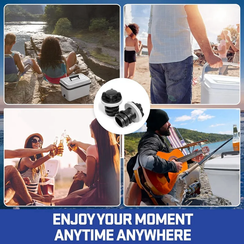 Paquete de 3 tapones de enfriador de repuesto para YETI, tapón de drenaje de enfriador, pieza de enfriador de repuesto de tapón a prueba de fugas