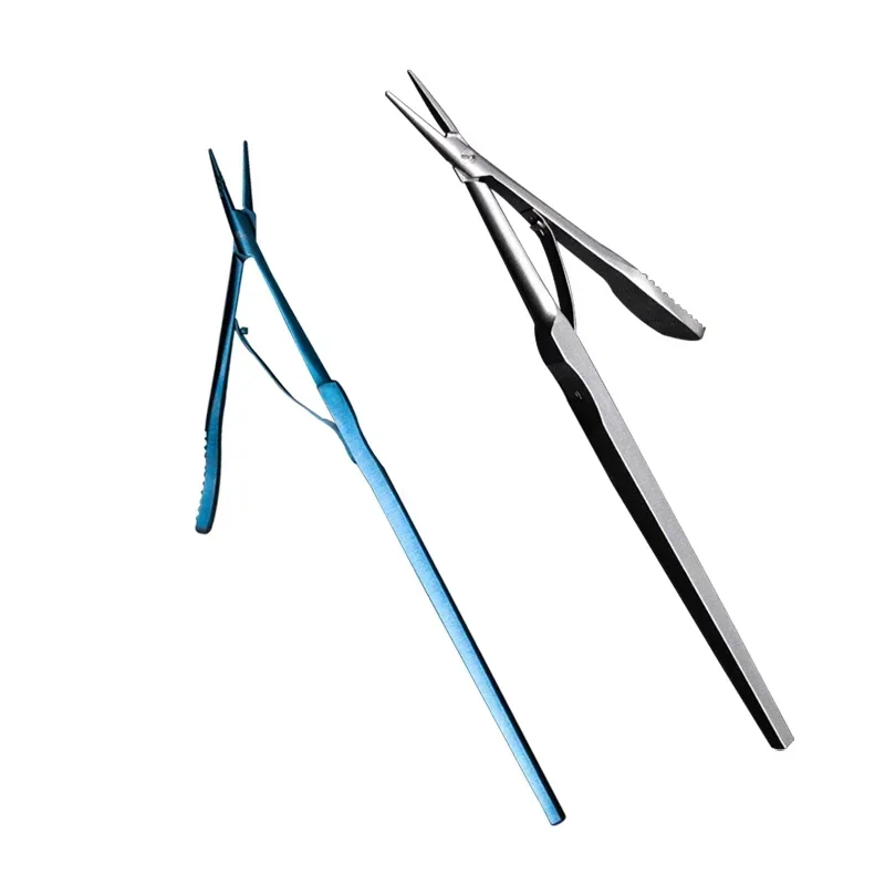 Two Type Choices Holder Long and Short Handle Holding Pliers Microsurgical Tools Ophthalmic  fast shipping