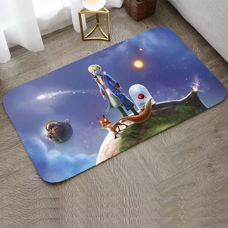 

Little Prince Anime Floor Mats Custom Kitchen Carpet Home Decoration Rug for Bedroom House Entrance Mat Living Room Welcome Deal