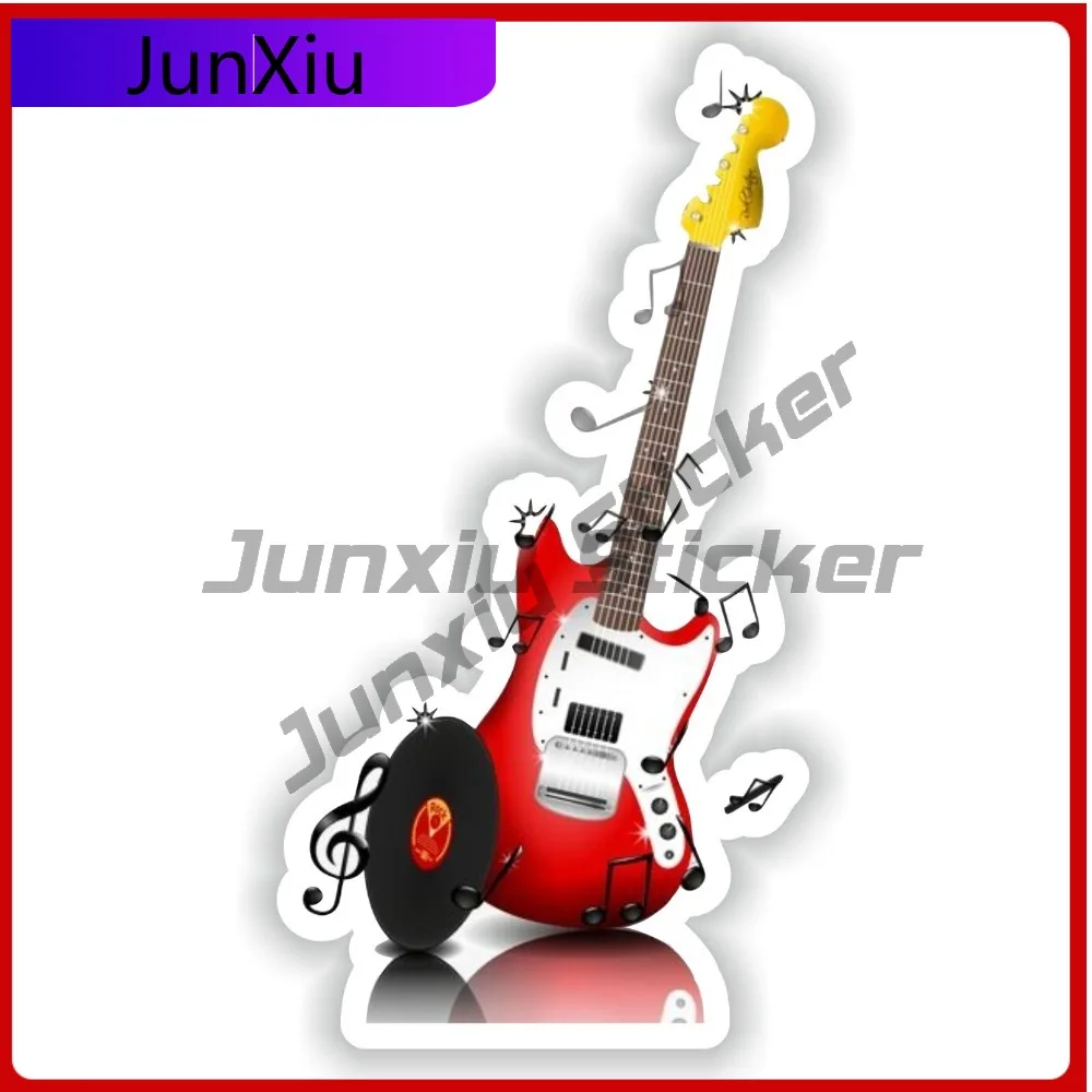 

Electric Guitar Vinyl Exterior Stickers Accessories Custom Decals Car Sticker Cover Scratch X 500 Motorcycle Stickers Accessorie