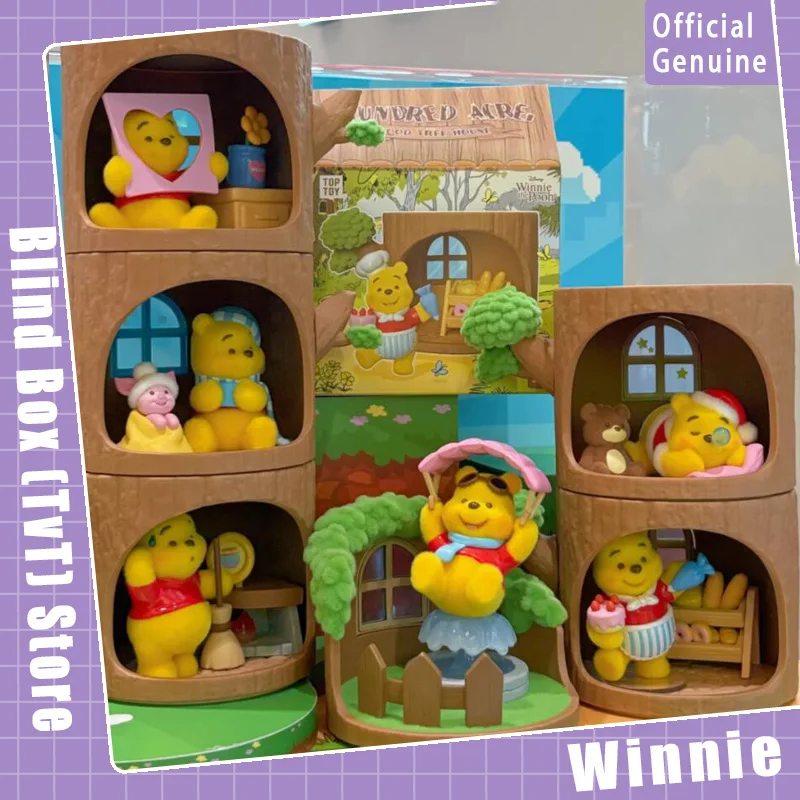 

Подлинная Винни-Пух, серия «Сот дерева», слепая коробка, милая коллекция, настольное украшение, модный тренд, подарок