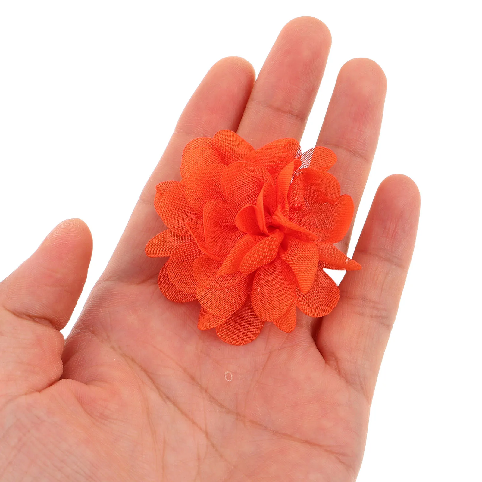 

20 Pcs Pet Decorative Hair Clips Flower Cute Floral for Animal Decorations Claw Decorate Chiffon Colorful Barrettes