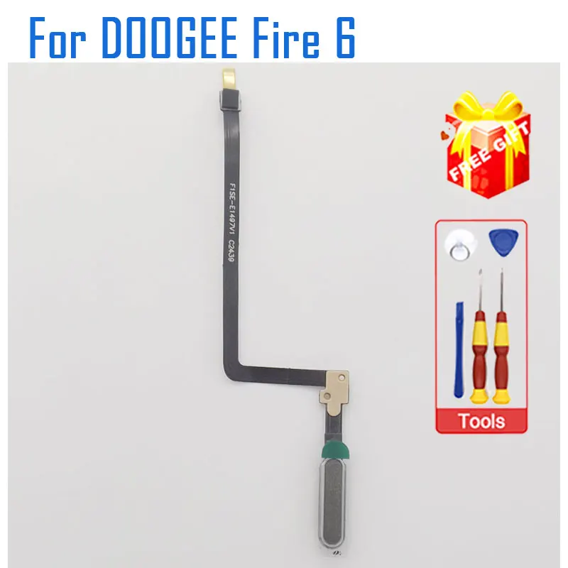 

DOOGEE Frie 6, оригинальный кабель с кнопкой отпечатков пальцев, гибкий кабель FPC, аксессуары для ремонта смартфона DOOGEE Fire 6,