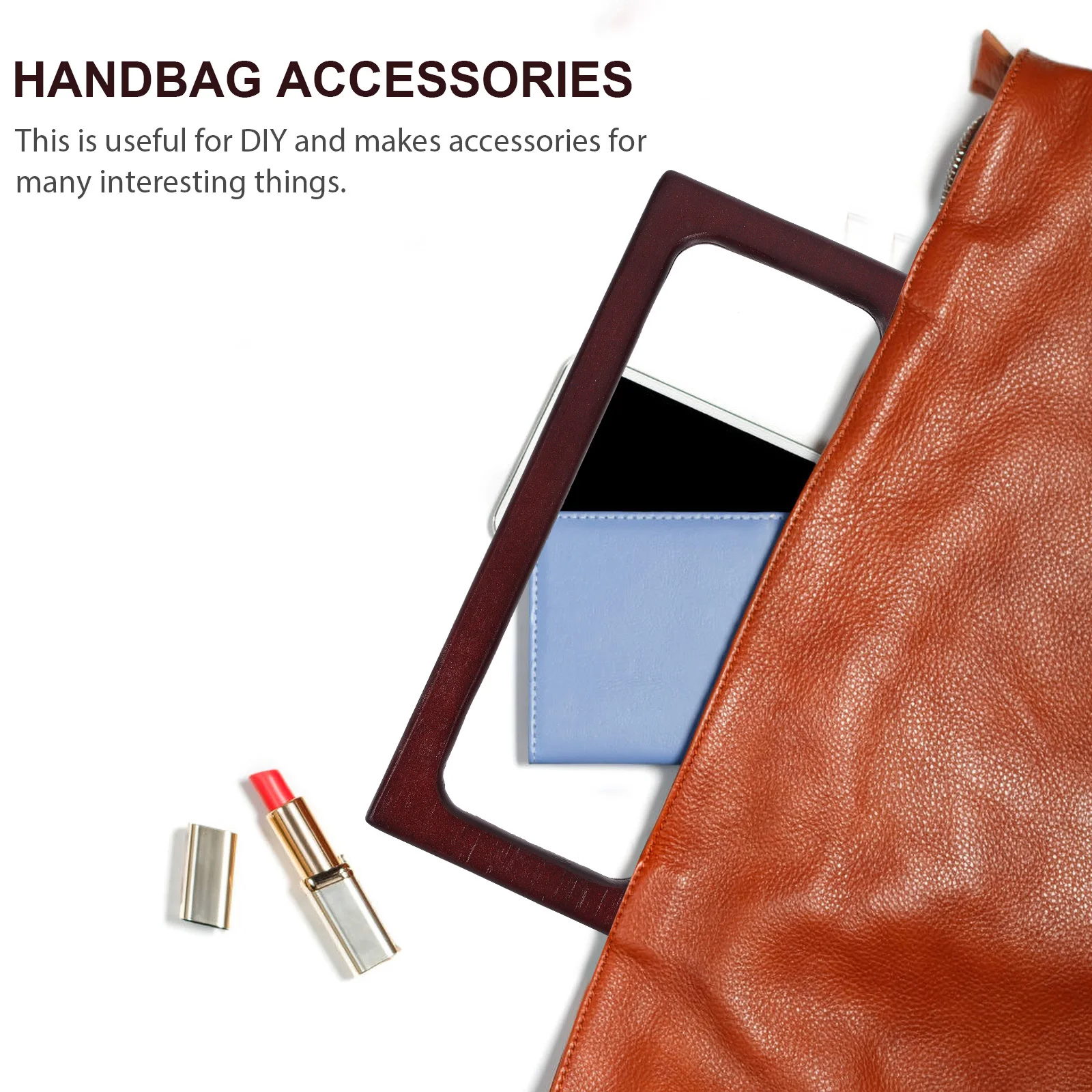 

4pcs Vintage Retro Wood Accessories for Handbag Shoulder Bag Handbag Accessories Messenger Bag Wallet DIY Craft