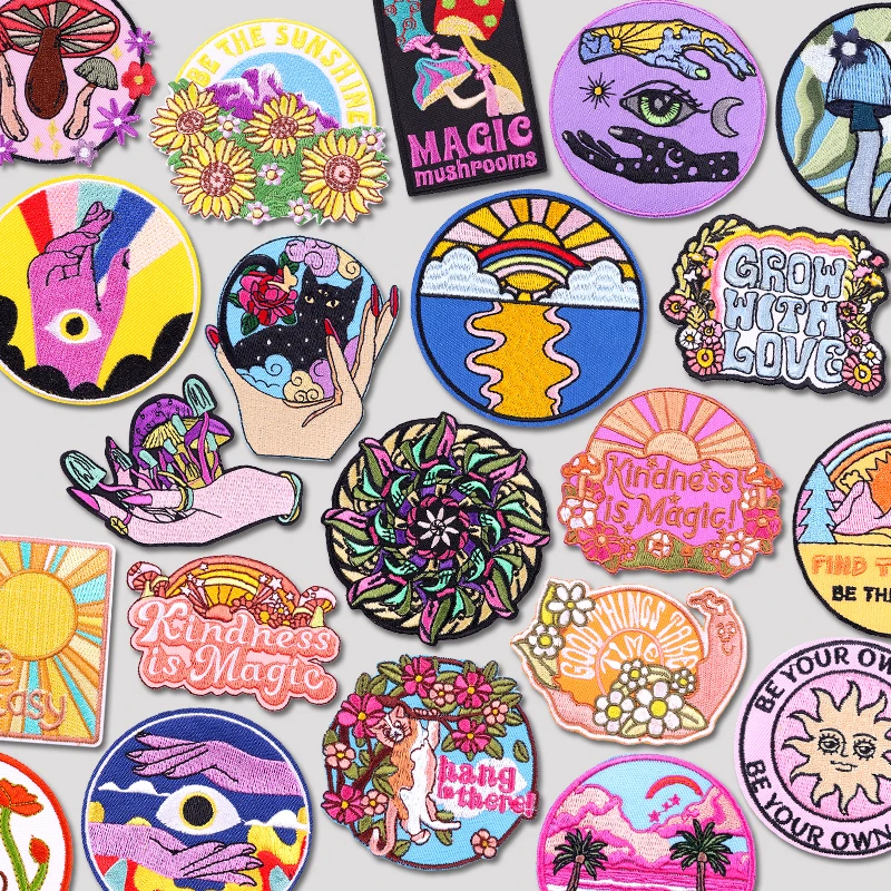 

Уличные нашивки для одежды, термоклеевые нашивки, круглые уличные нашивки на одежду, нашивки с вышивкой утюгом