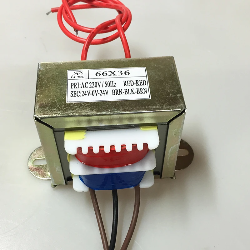 35W square transformer 220V to 9V/12V/15V/18V/24V/36V power amplifier power supply EI transformer can be customized