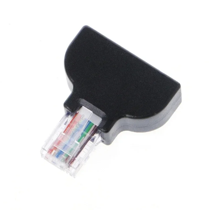 8 Pin AV Terminal Screw Adapter Converter Block Plug for CCTV camera RJ45 Ethernet Male To