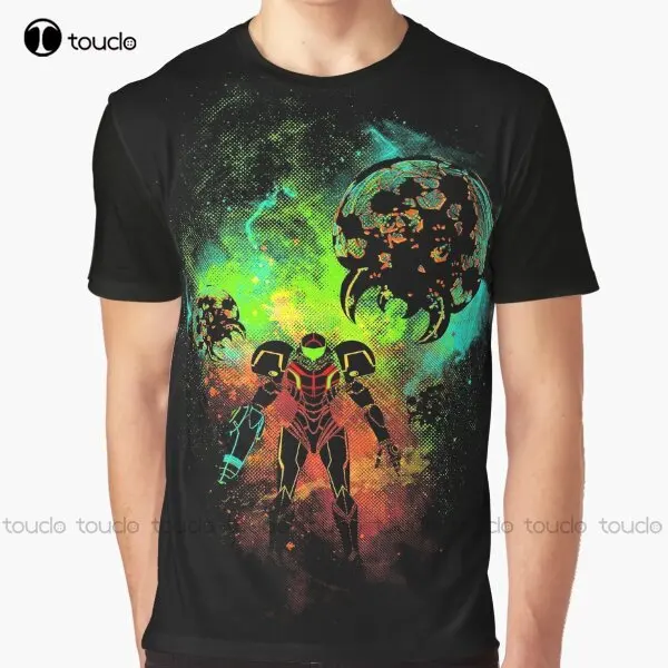 Bounty Hunter Of Space Graphic T-Shirt Custom Aldult Teen Unisex Digital Printing Tee Shirts Custom Gift Xxs-5Xl Streetwear