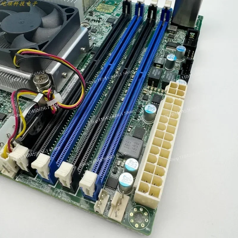 X10SDV - 4C - اللوحة الرئيسية TLN2F - خادم Synology NAS & ITX مع منافذ Xeon D - 1521 والمنافذ المزدوجة 10 جيجا بايت ​