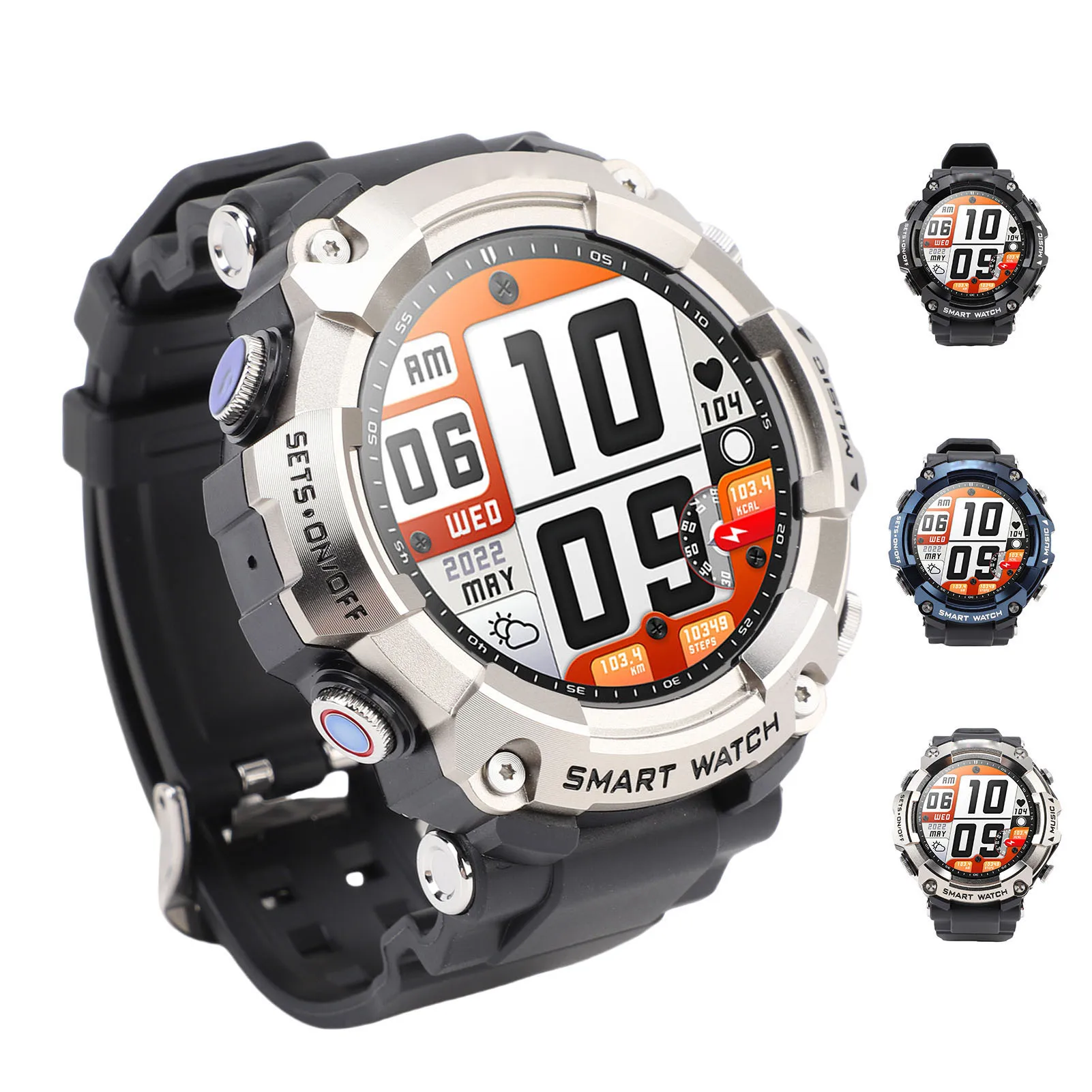 

Беспроводные стереонаушники, умные часы, MP3-плеер, шумоподавление, многофункциональные умные часы с прогнозом погоды, наушники для использования в помещении