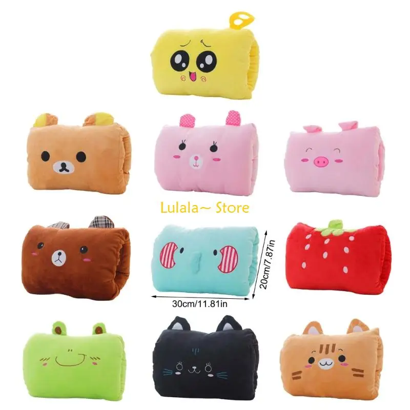 Y4QA Winter Warm Plush Hand Pillow Hand Warmer Arm Pillow For Napping Cuddling Soft Warm Cushion for Office Sleep
