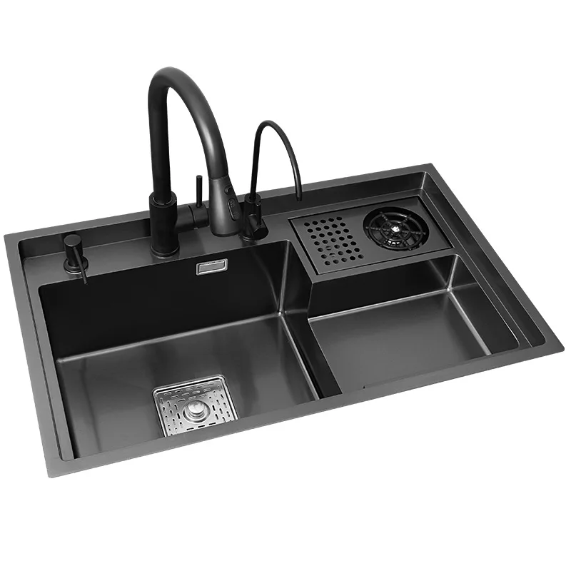 Nano Kitchen 304 Stainless Steel Handmade Small Sink, Single Sink, Undercounter Sink Wholesale from Chinese Factory