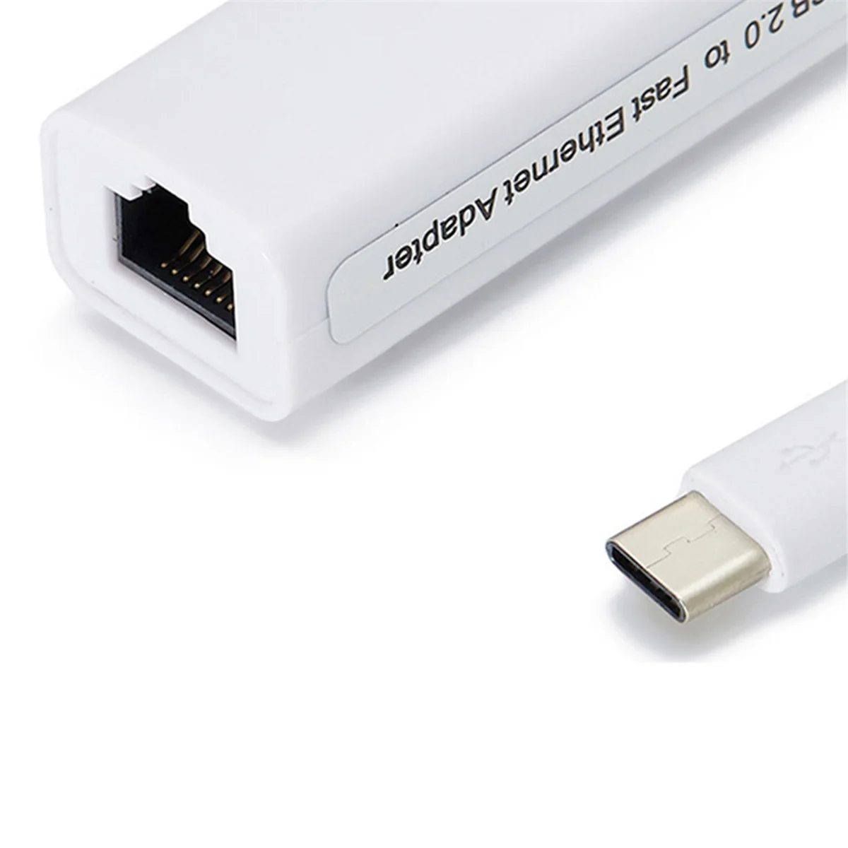 Network Card USB Type-C to Rj45 100M Driver-Free Network Card Converter Network Cable Adapter Ethernet Adapter A