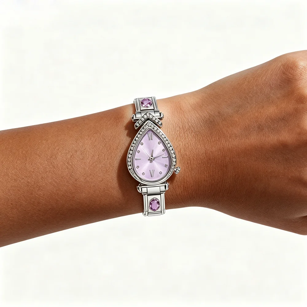 URING DIY Colorful Oval Zircon - Jewelry Making Watches recension och pris