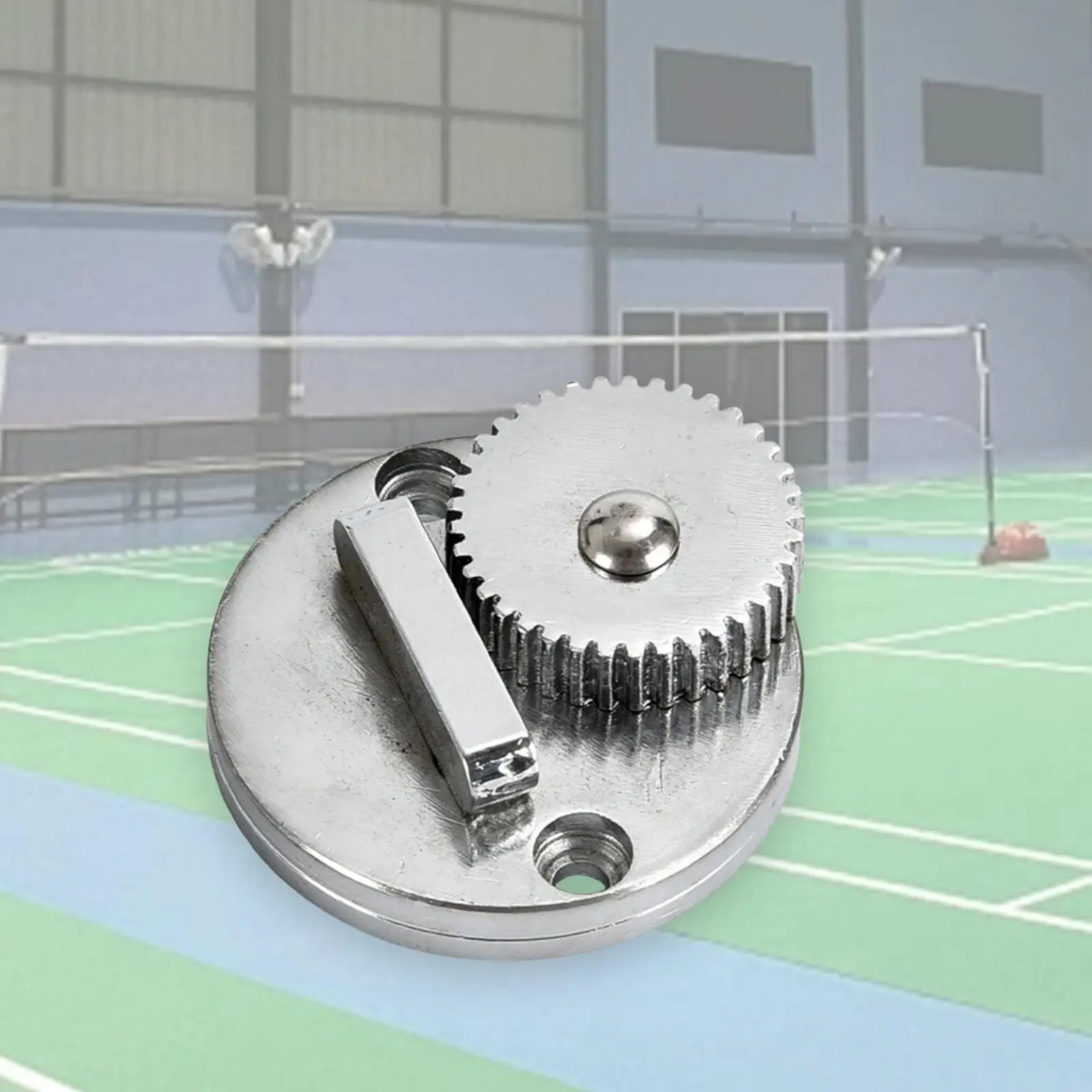 

Натяжитель шеста для бадминтона, профессиональная, простая настройка, регулировка премиум-класса для наружного использования, аксессуар, инструмент для затяжки сетки для бадминтона