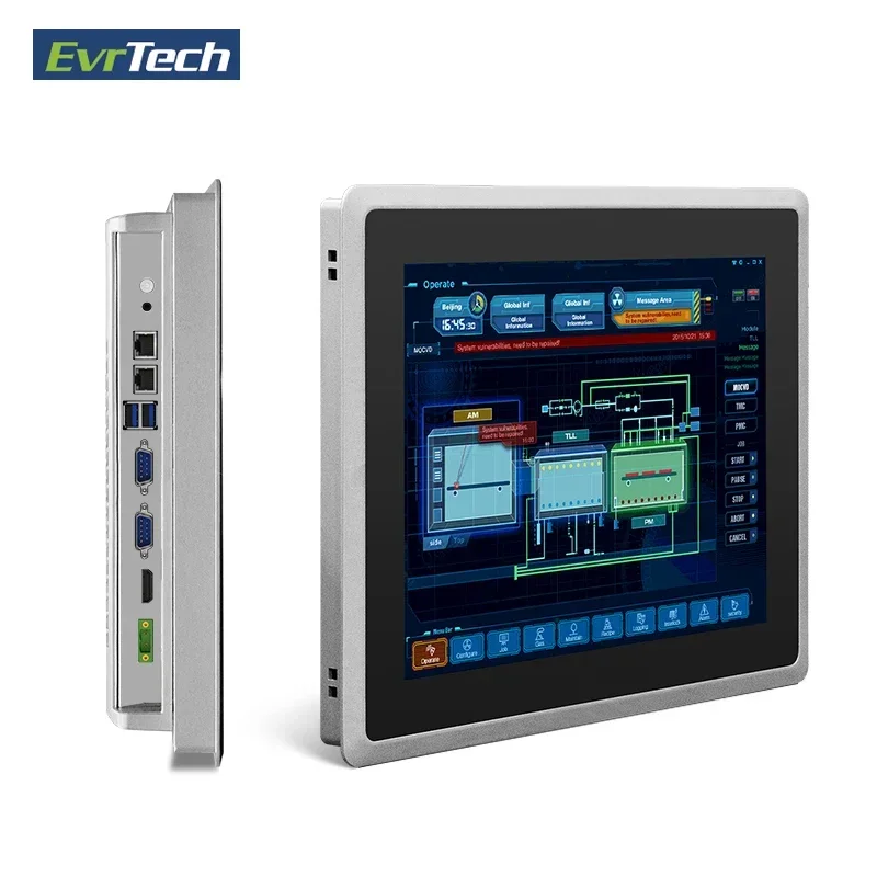 Factory Direct Sales 4th Wall Mounted Embedded  tablet IP65 Waterproof Industrial All in One Touch Screen Panel PC