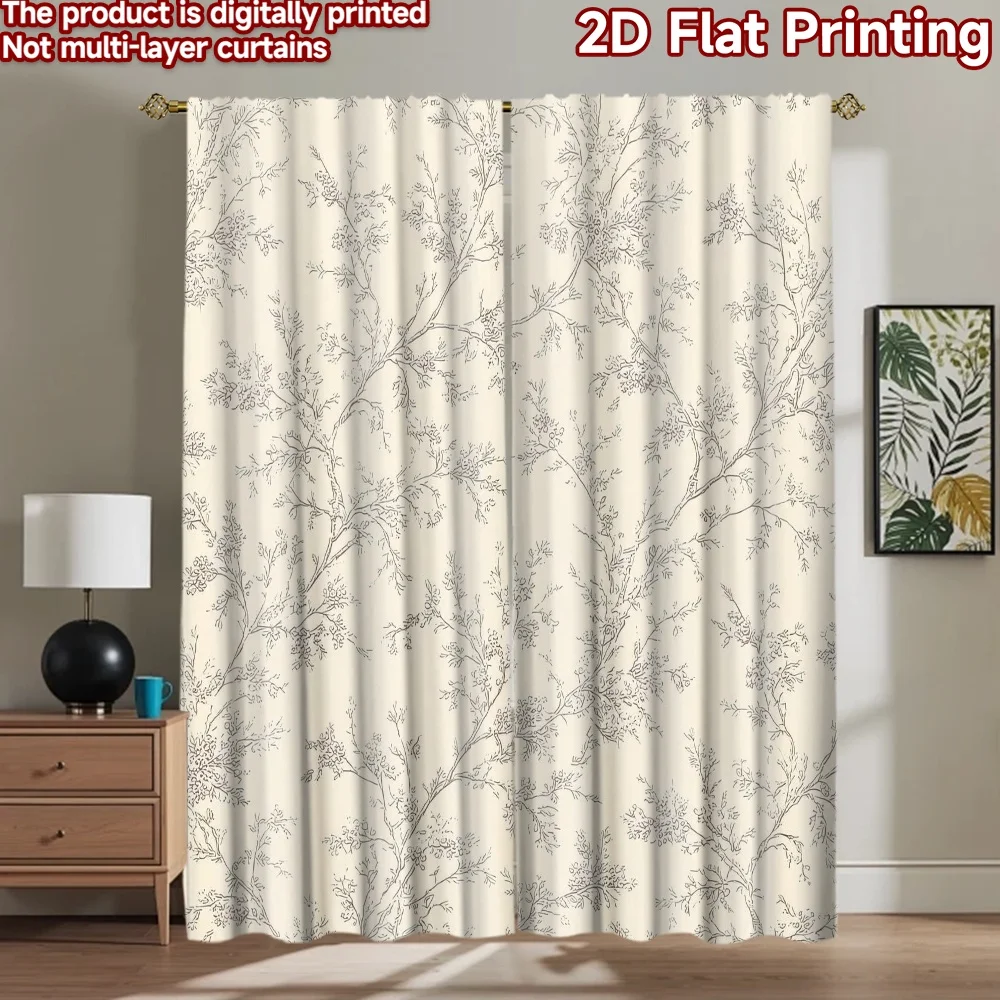 

1pc 2D flat Photography Backdrop Scene Tapestry Delicate Floral Branches 100% Polyester Family Party Perfect for Suitable for