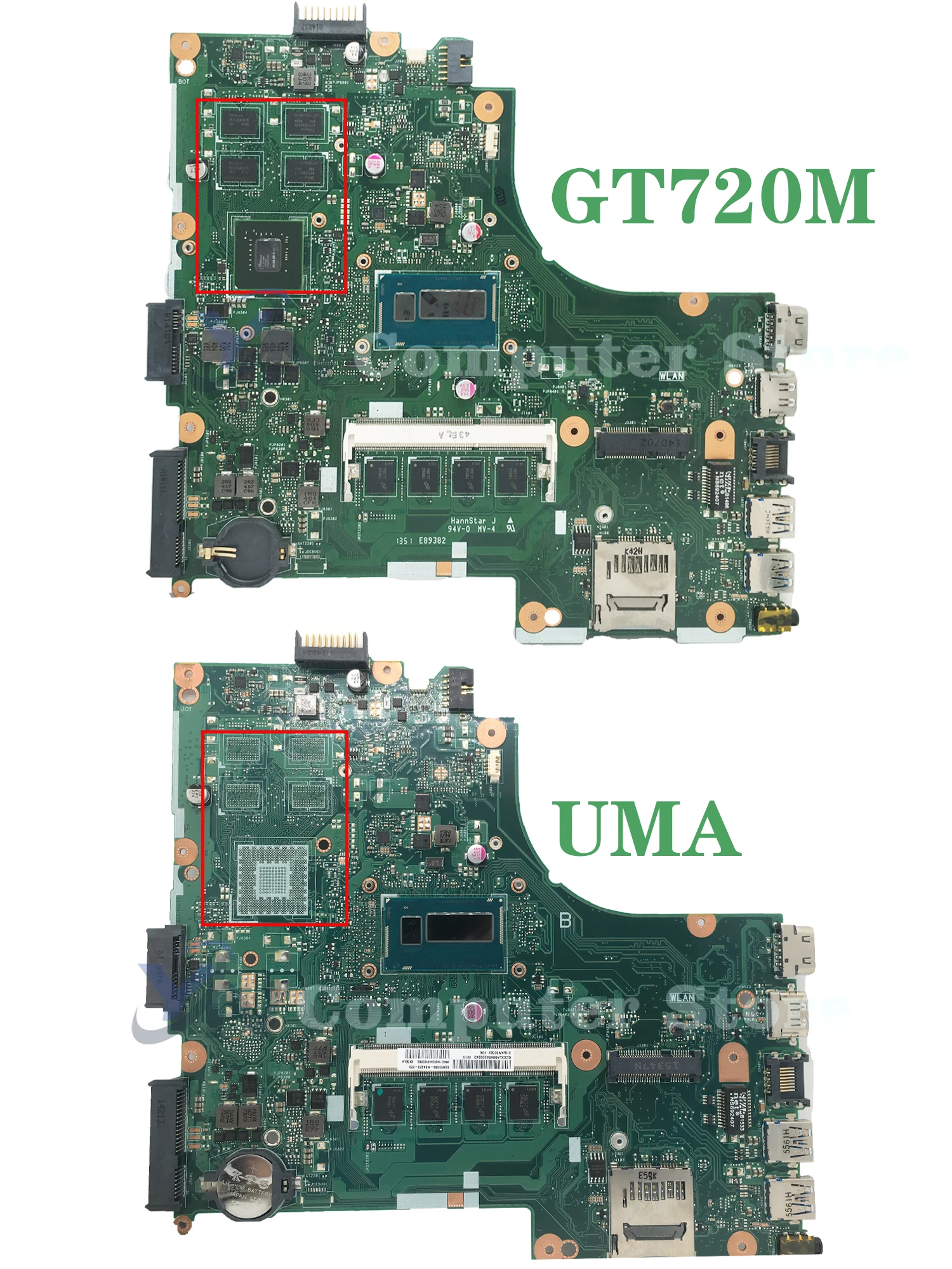 Laptop Motherboard For ASUS X450LC F450LC D450LC K450LC P450LC X450LA X450LB Y481L Notebook Mainboard i3 i5 i7 CPU GT720M 4G/RAM