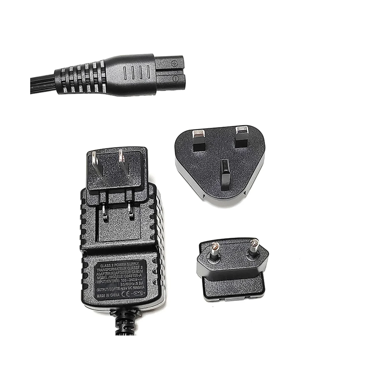 Adattatore per caricabatterie per Andis 73010/73060/73070/73100/ 73135 rasoio elettrico accessori di ricambio per tagliacapelli spina europea