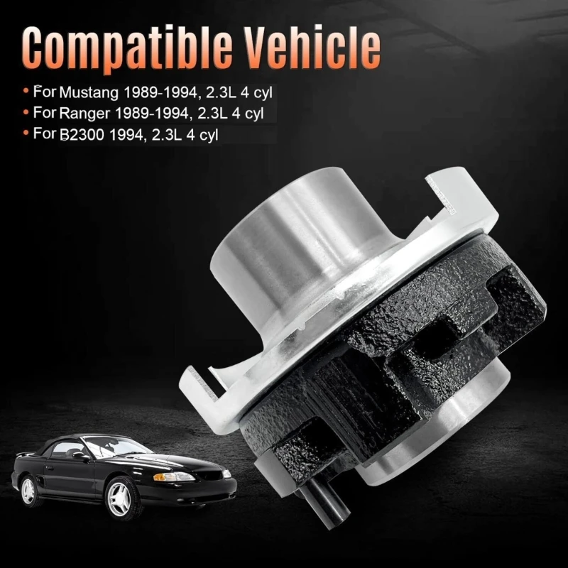 Car Harmonic Crankshaft Hub Resonant Absorber Suitable for B2300 Pickup Truck 2.3L 4Cy F1ZZ-6C377-A F1ZZ6C377A