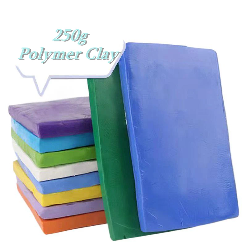 

60 Colors 250g Polymer Clay Blocks 21st to 40th Color For Molding Craft Oven Bake Beginer DIY Earrings Dolls Jewerly Accessories