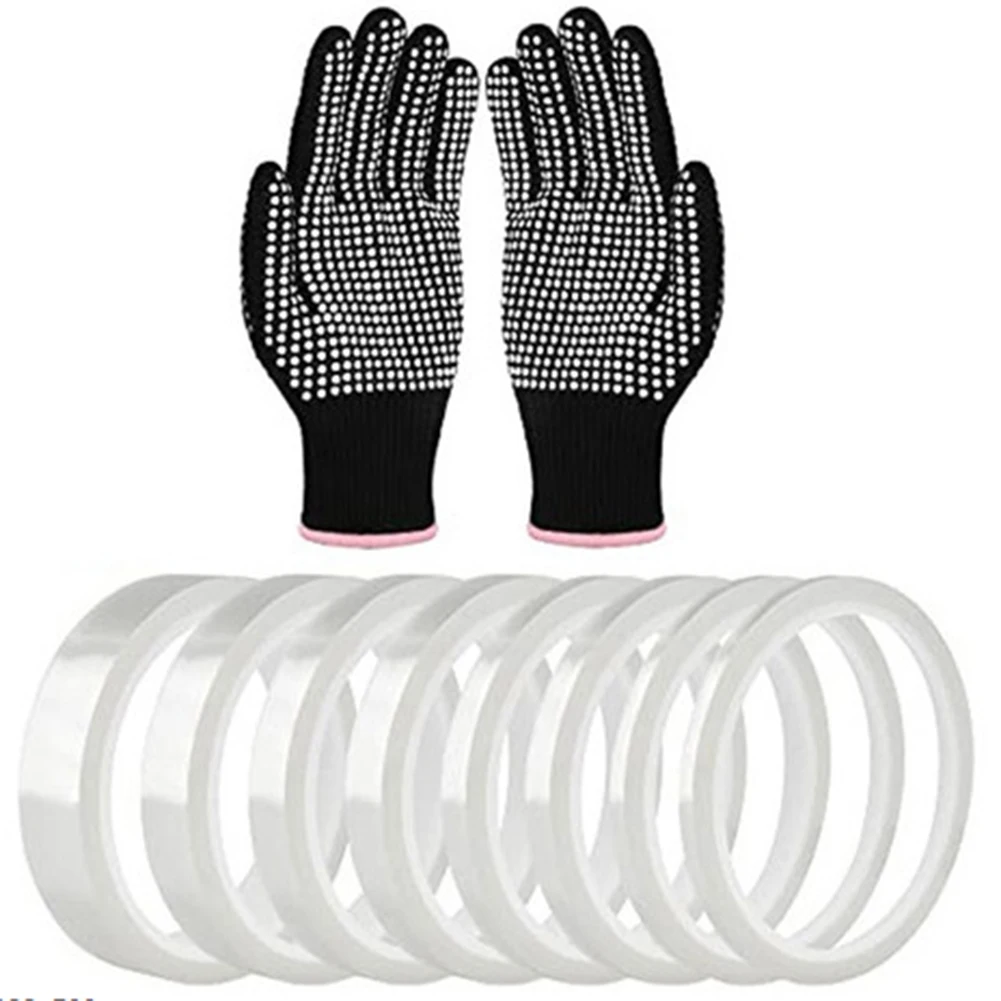 For Coffee Cups For T-Shirts Transparent, Black Heat Resistant Gloves Polyester Gloves For Heat Protection Adhesives