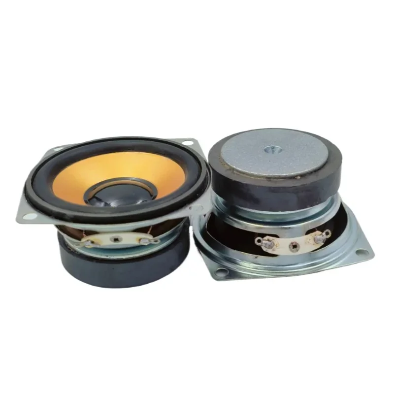 Sotamia 2 pçs 2 Polegada alto-falante de áudio 4 ohm 5w casa música som alto-falantes lado borracha diy portátil bluetooth alto-falante soundbar