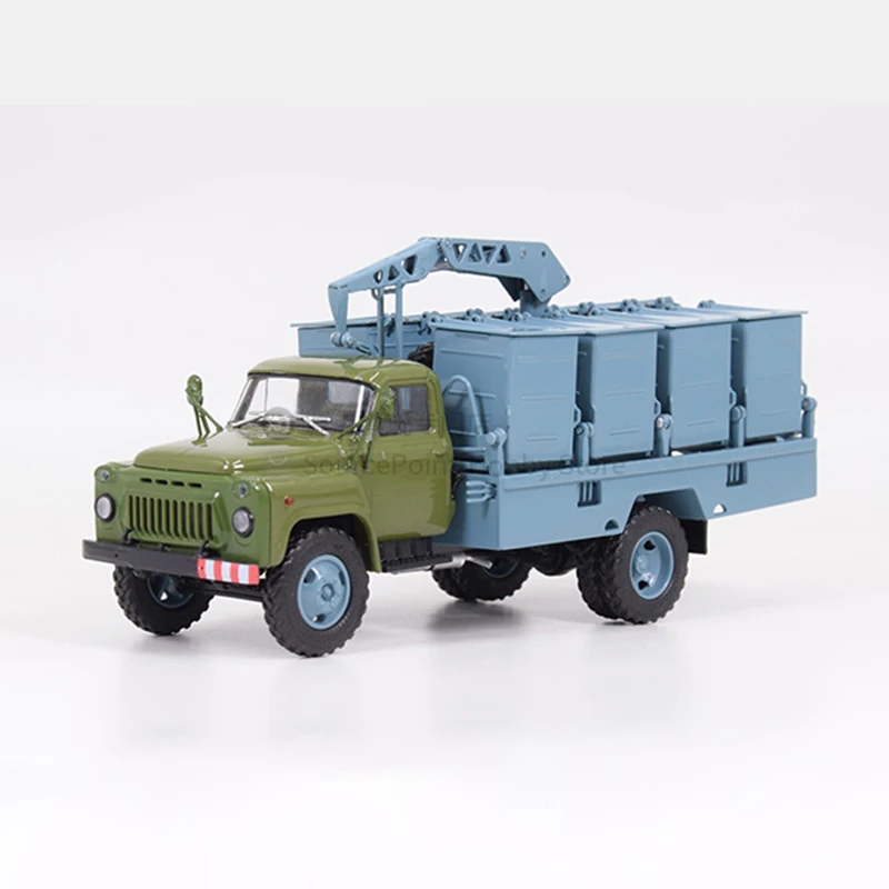 

1:43 Scale Diecast Alloy Soviet Garbage Disposal Vehicle M30 (Gaz-53) Toys Cars Model 103177 Classics Adult Gifts Static Display