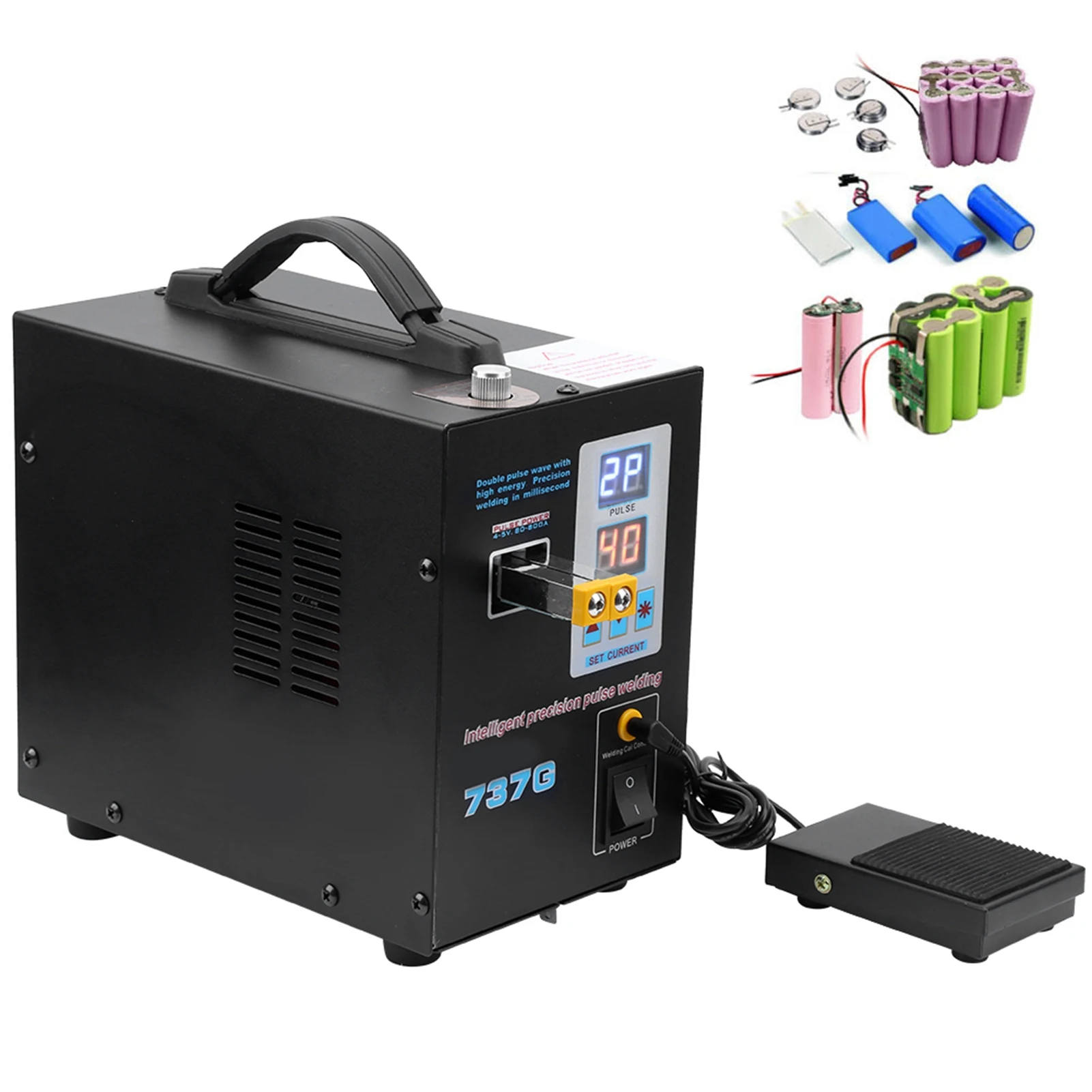 Pulse Spot Welder Dual Welding Modes Solder Welding Machine Electronic Tools SUNKKO737G Solder Welding Machine Pulse Spot Welder