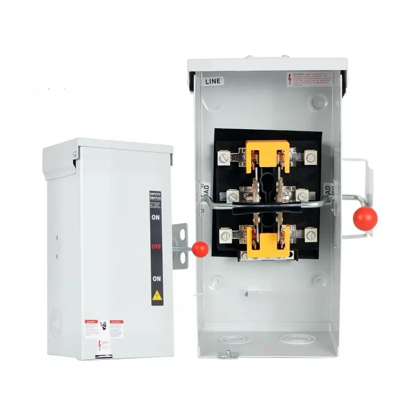 Safety switch 120/240 volt transfer switch Stable manual transfer switch