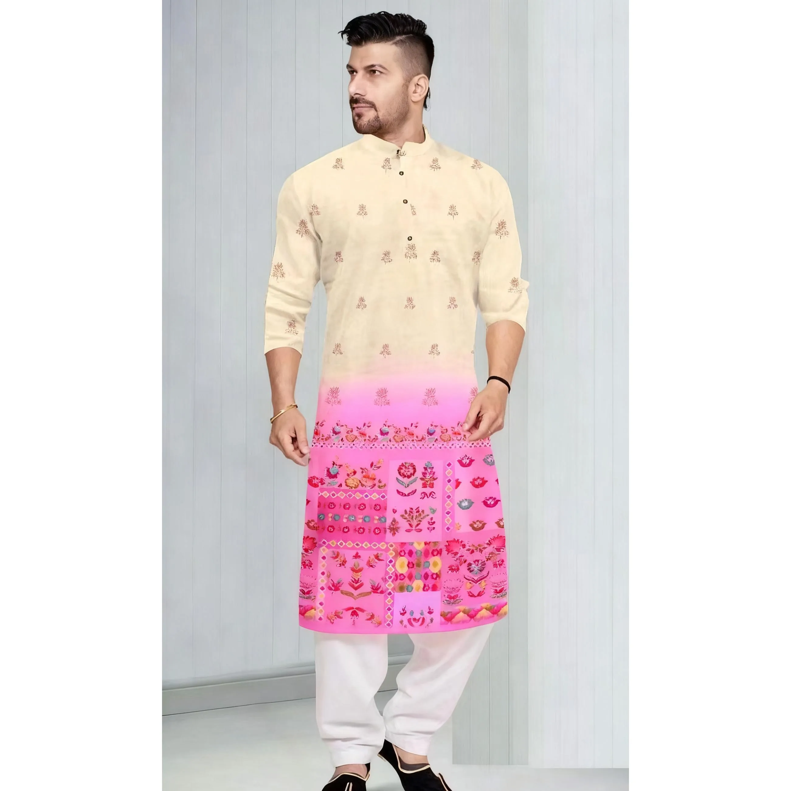 عباية أمان إسلامية جوبا ثوب قفطان باكستان مسلم المملكة العربية السعودية جلابة إسلام ملابس صلاة رداء النمط الوطني #2