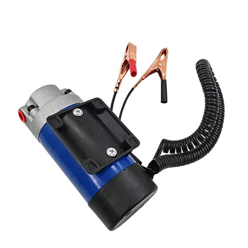12V-24V 100W Electric Oil Diesel Extractor Pump 4L Scavenge Suction Transfer Pump with Hoses, for Car Boat Motorcycle Oil Change
