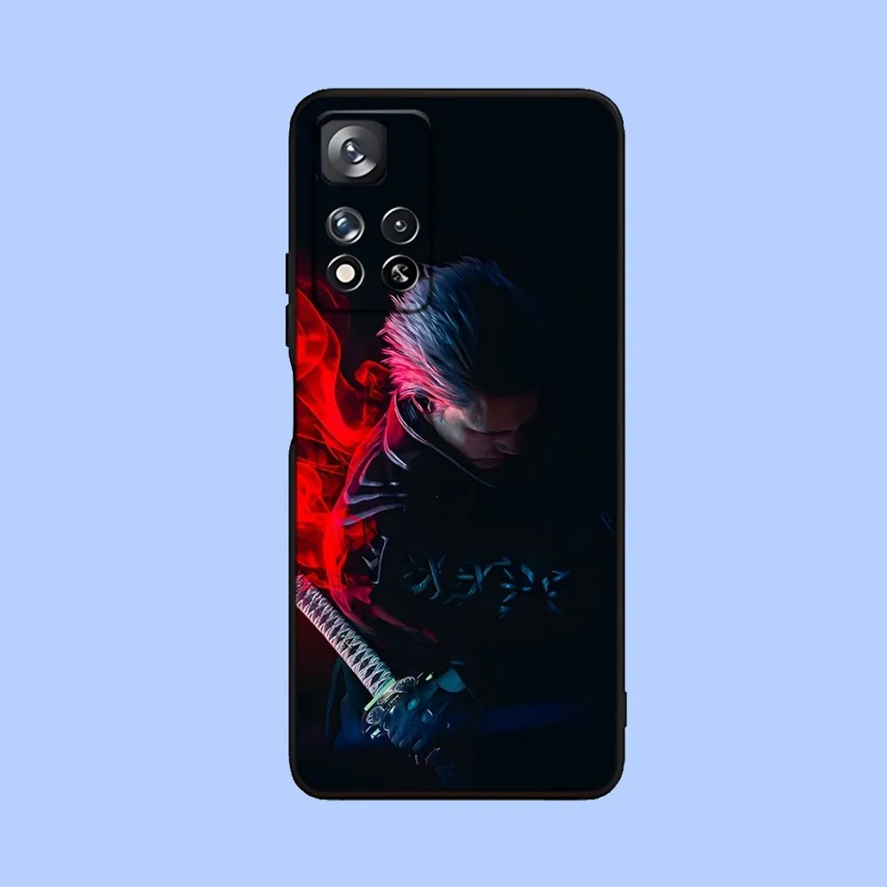 D-Devil May Cry 5 Game Phone Case For Samsung Galaxy A13,A21s,A22,A31,A32,A52,A53,A71,A80,A91 Soft Black Cover