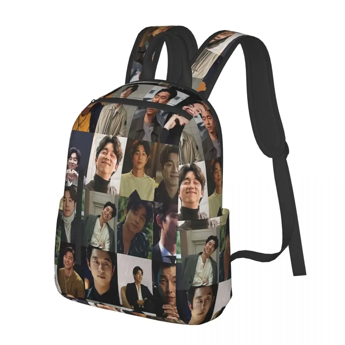 

Gong Yoo 1 Student Backpack School Bag Hiking Travel Daypack for Boys Girls Fashion Bookbag Shoulder Bags