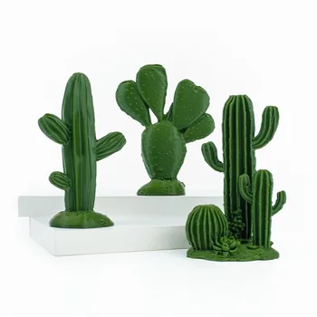 Desert Reptile Terrarium Decor & Cactus Set 1