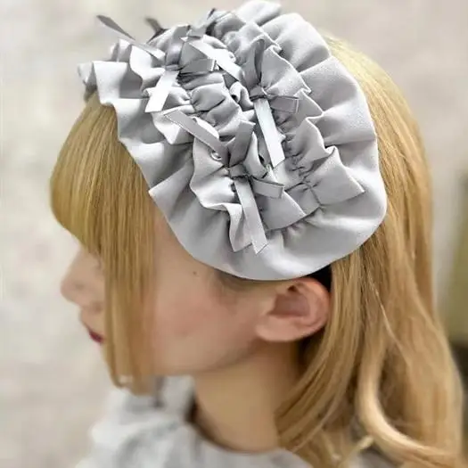 New Japanese Style Girls Lolita Hair Accessories Hairband Solid Color Sweet Bowknot Women's Headband All-match Headwear