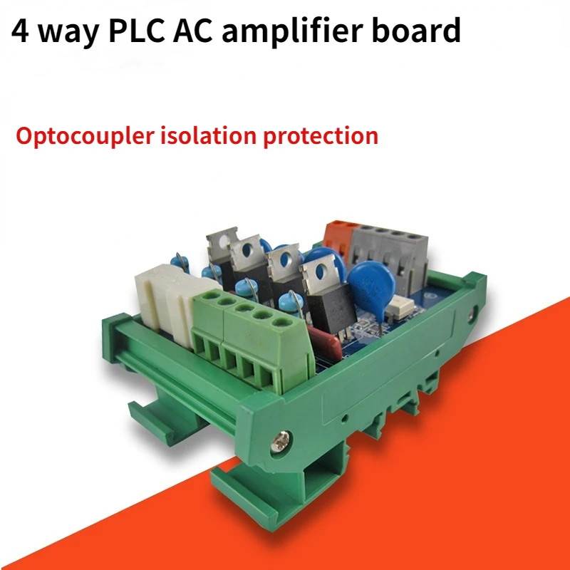 

4-channel PLC Amplifier Board AC Output SCR Power Board Isolation Board Non-contact Solid State Relay Protection Board